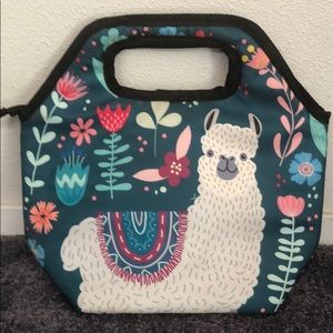 Insulated Llama Lunch Bag Tote